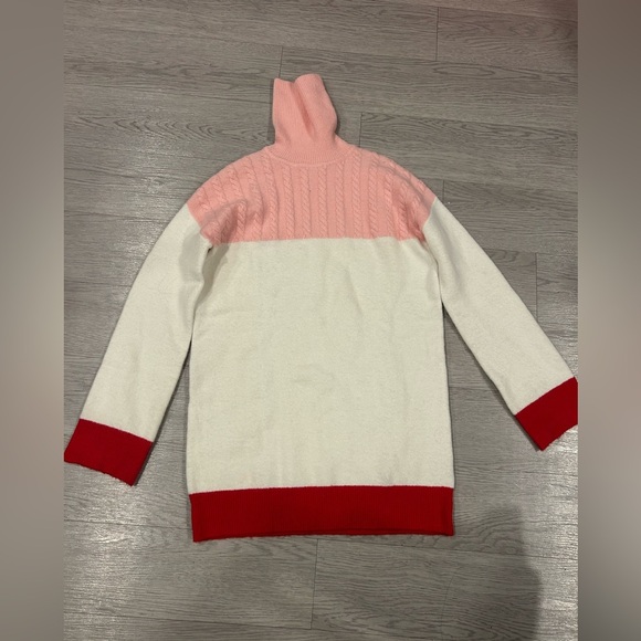 Lovers and Friends Kate Sweater Dress in Pink and Red Size S - Picture 2 of 6